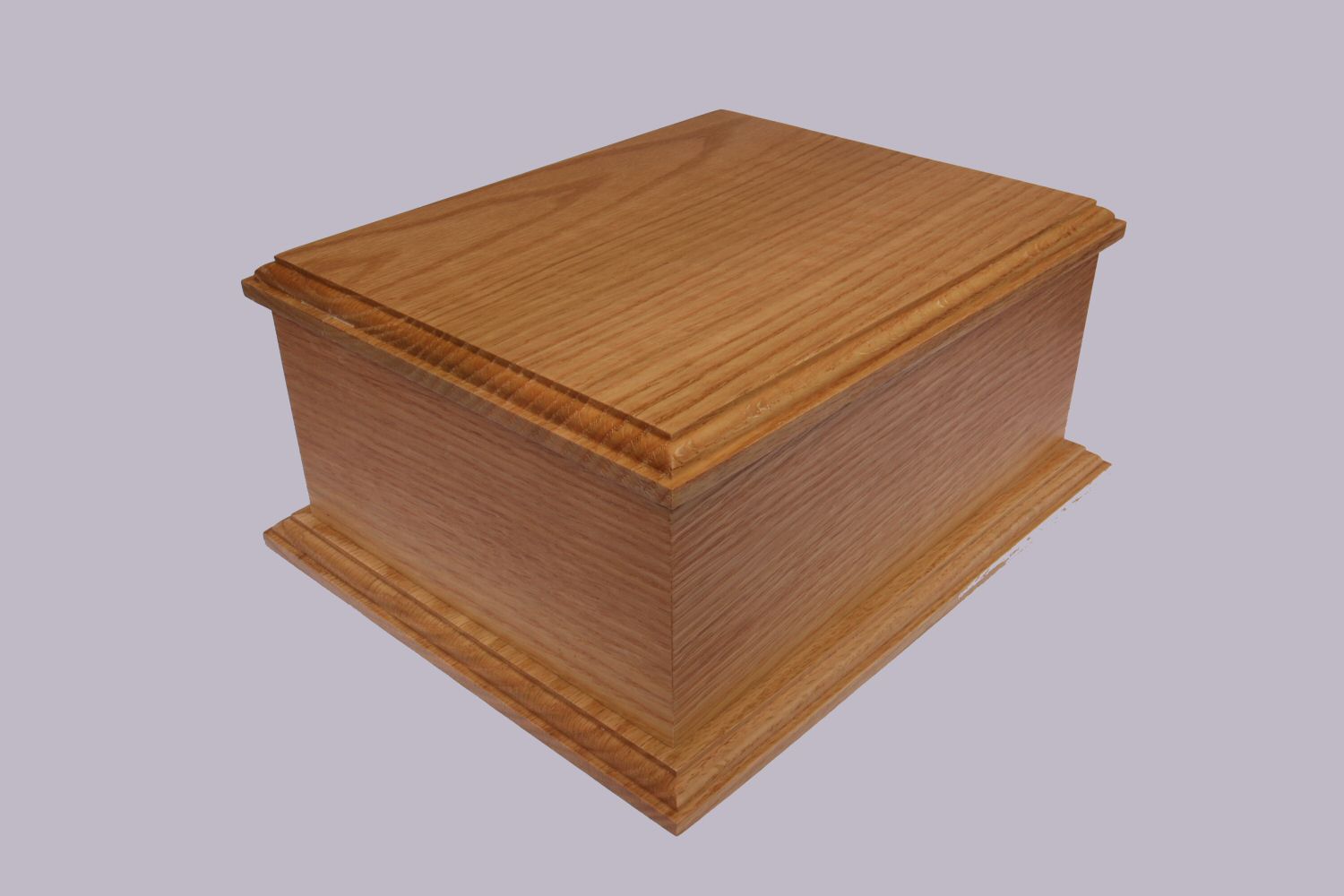 Standard Solid Oak Wood Casket